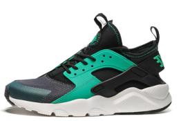 Nike Huarache Negras y Verdes