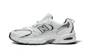530 White Silver Navy