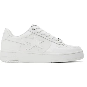BAPE White 'BAPE' STA #3 Sneakers