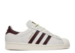ADIDAS SUPERSTAR 'OFF WHITE MAROON'