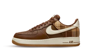 AF1 07 LX Low Brown Plaid Pack
