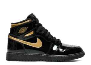 AIR JORDAN 1 HIGH 'BLACK METALLIC GOLD'