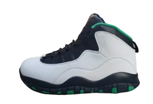 Air Jordan 10 "Blanco, Negro y Verde"