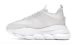Chain Reaction White Mesh Rubber Suede