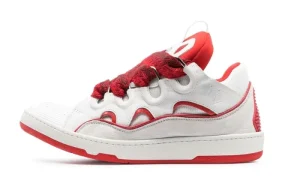 Curb White Red