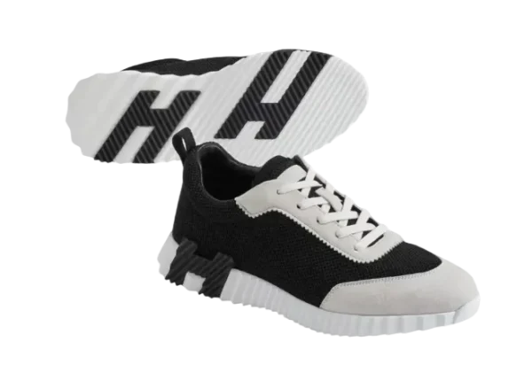 Hermes Bouncing Sneaker "Black White"