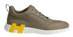 Hermes Bouncing Sneaker "Etoupe/Yellow"