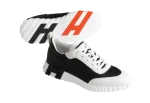 Hermes Bouncing Sneaker Ripstop Fabric "Black White Orange"