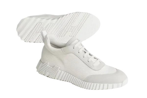 Hermes Bouncing Sneaker Triple White