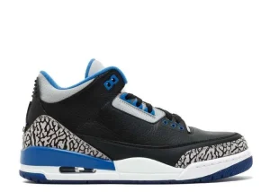JORDAN RETRO 3 'SPORT BLUE'