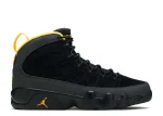 JORDAN RETRO 9 'DARK CHARCOAL UNIVERSITY GOLD'