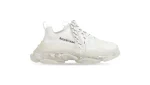 Men's Triple S Clear Sole Sneaker in White