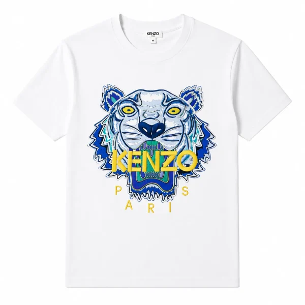 Camiseta Blanca Kenzo Tigre