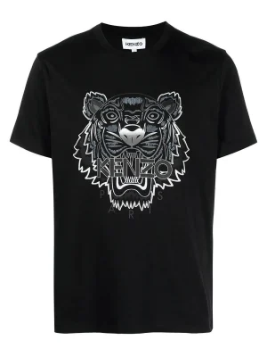 Camiseta Negra Kenzo Tigre
