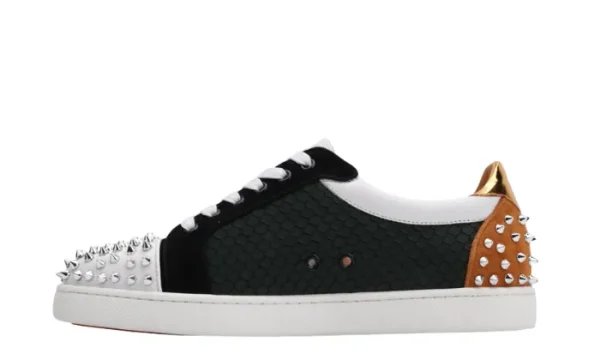 Sneaker Louis Orlato Black With Golden Tail
