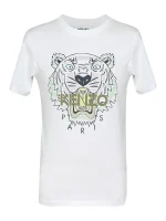 Camiseta Blanca Kenzo Tigre